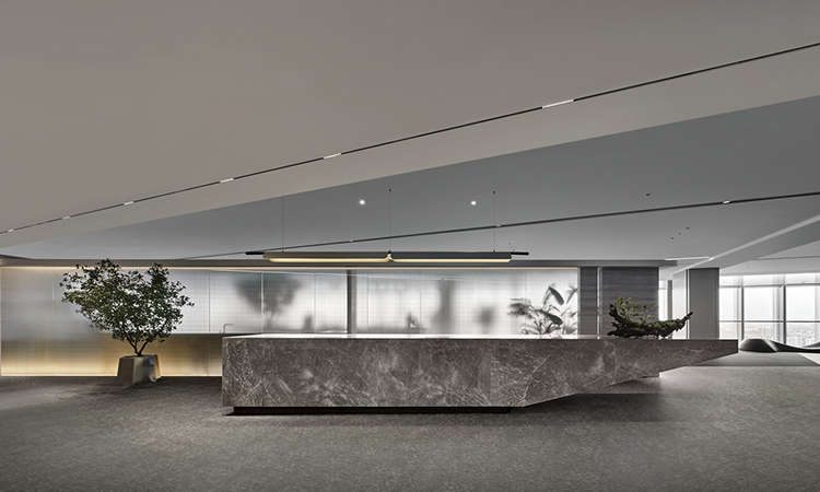 松江廠房辦公室前臺造型 松江廠房辦公室前臺造型