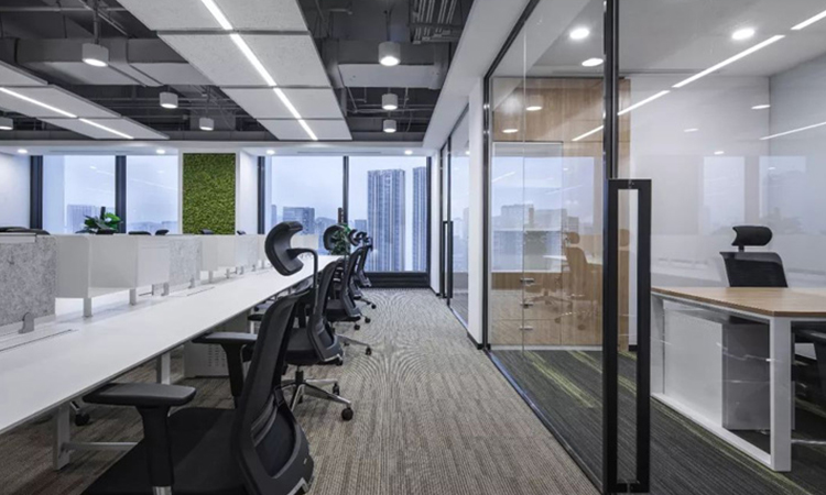 員工辦公區帶頭枕升降靠椅 員工辦公區帶頭枕升降靠椅